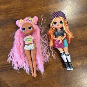 L.O.L. Surprise! OMG Series Sunshine Gurl and Skatepark Q.T Dolls